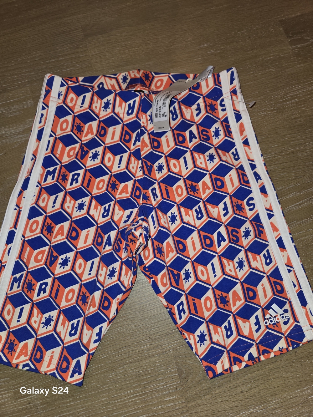 Womens XS Adidas Farm Rio Bike Shorts New